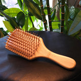Bamboo paddle brush- Canadian designed