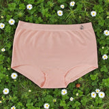 flat lay of bamboo dusty rose brief