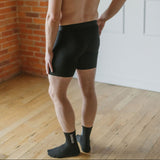 black bamboo boxer briefs and bamboo socks