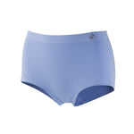 Light blue high rise bamboo brief on a white background