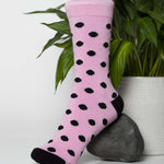 bamboo socks in pink