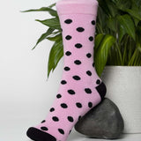 bamboo socks in pink