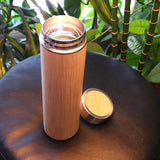 Bamboo water bottle