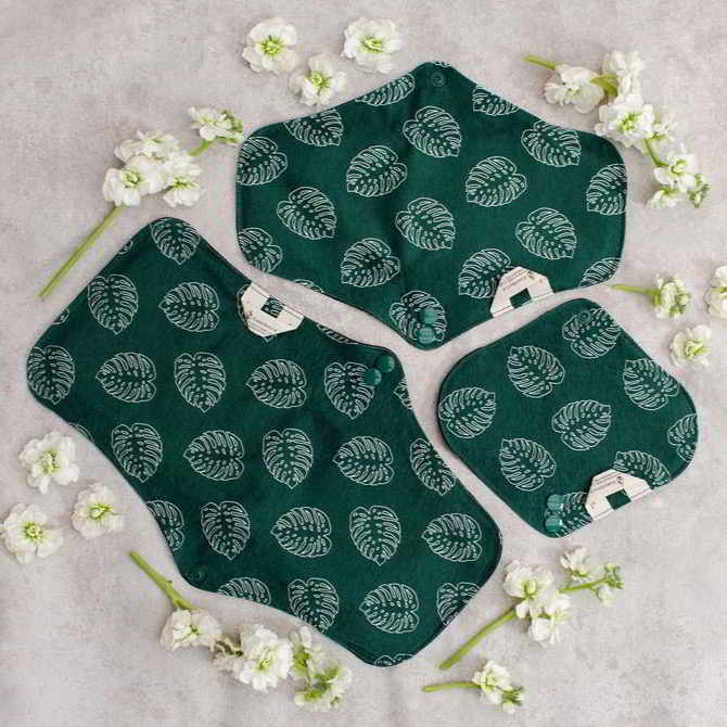 Canadian Brand. Reusable leakproof pad all 3 sizes