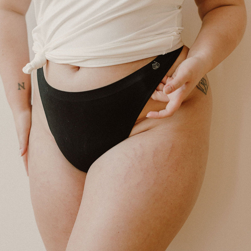 Mid Rise Bamboo Thong
