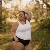 Women's plus bamboo boyshorts-breathable and seamless