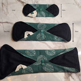comparison of all 3 sizes of the reusable pads 