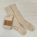 bamboo knee high socks oatmeal beige colour