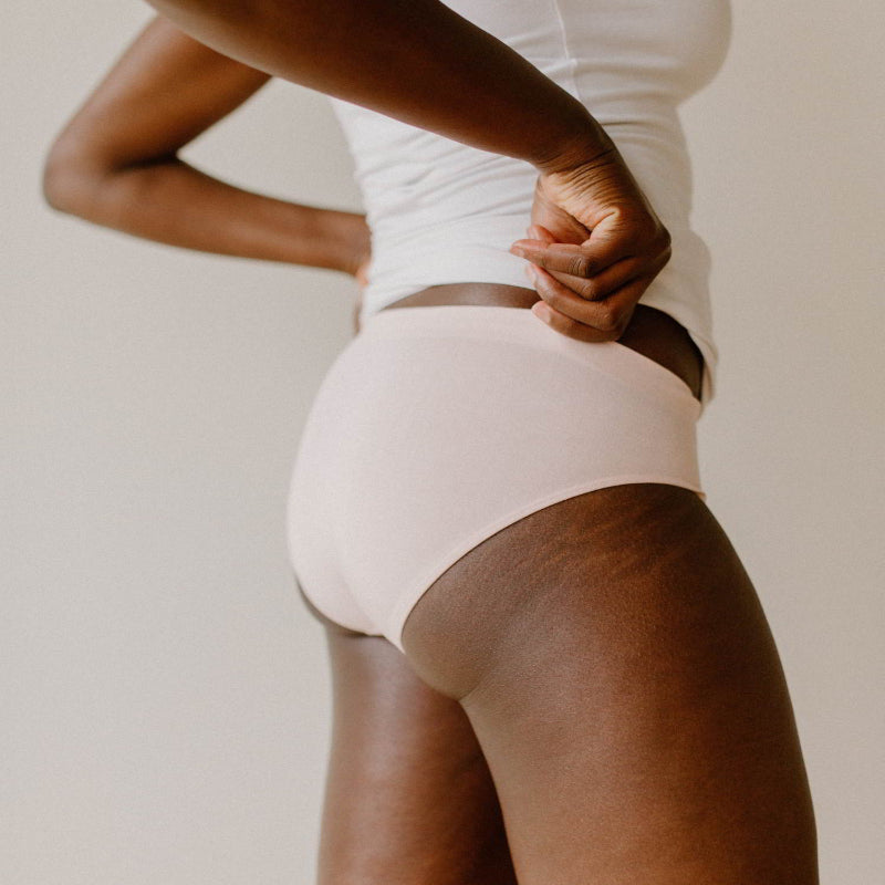 high waist bamboo french cut briefs- breathable & Canadian Designed.