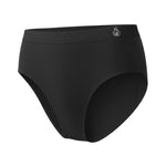 black high waist bikini bamboo underwear on a white background 