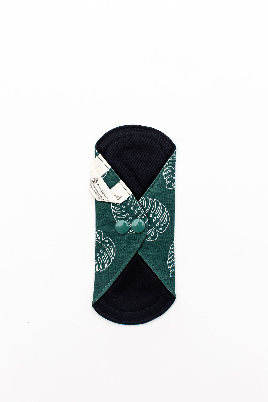 reusable bamboo pad liner size buttoned closed 