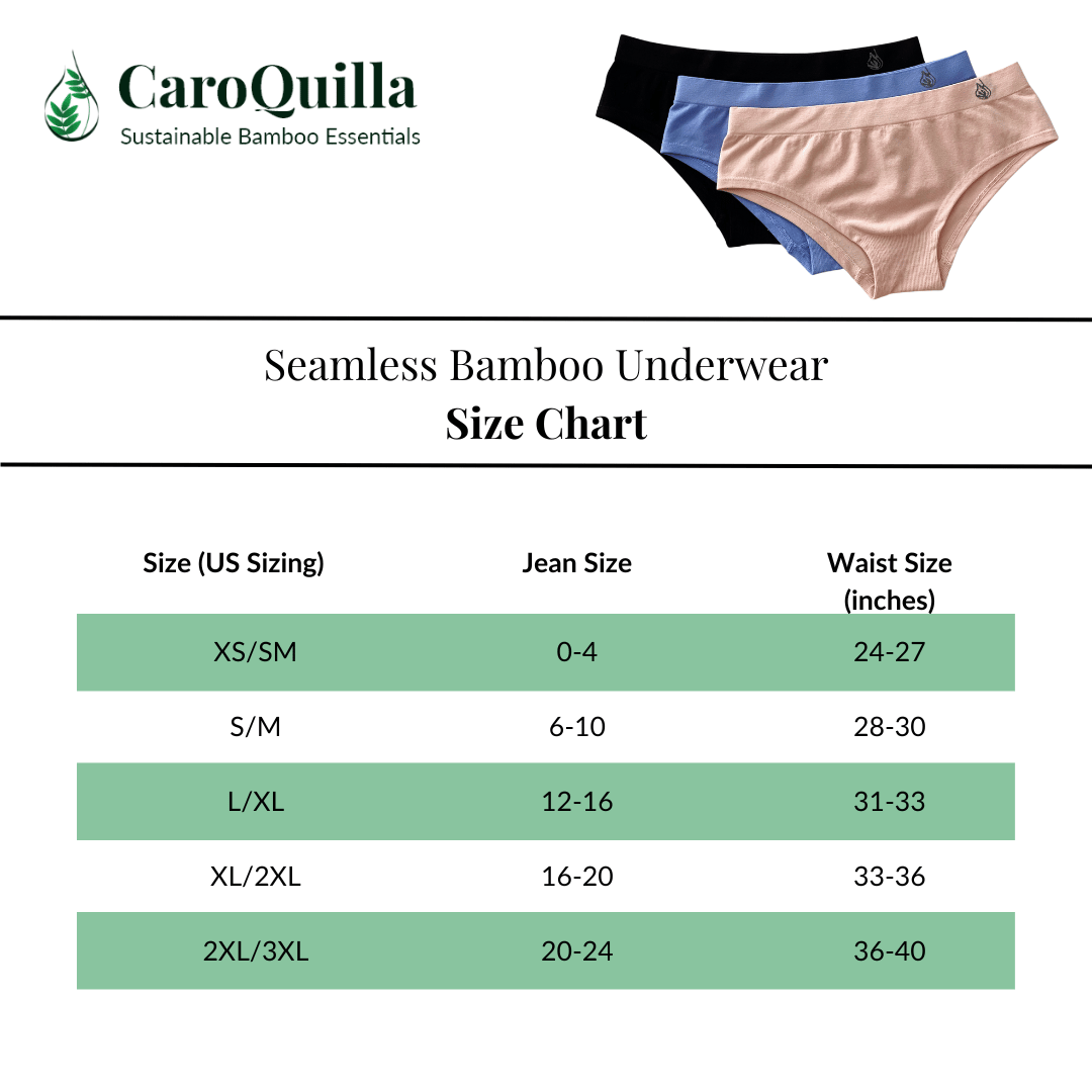 High-Waist Bikini – Bamboo Briefs – CaroQuilla Underwear