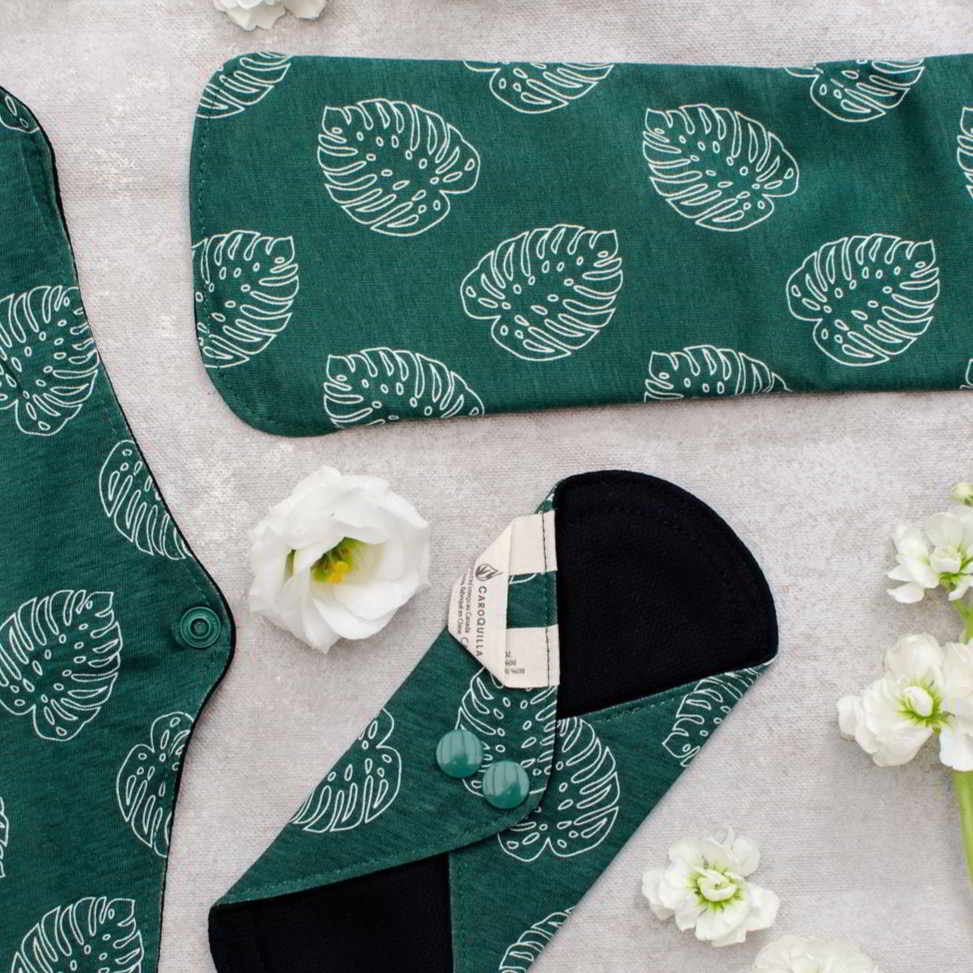 Reusable leakproof bamboo pad