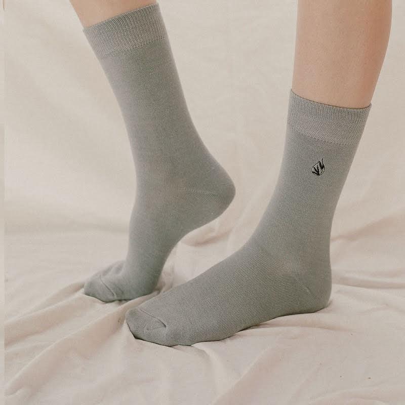 Mid-Crew socks grey